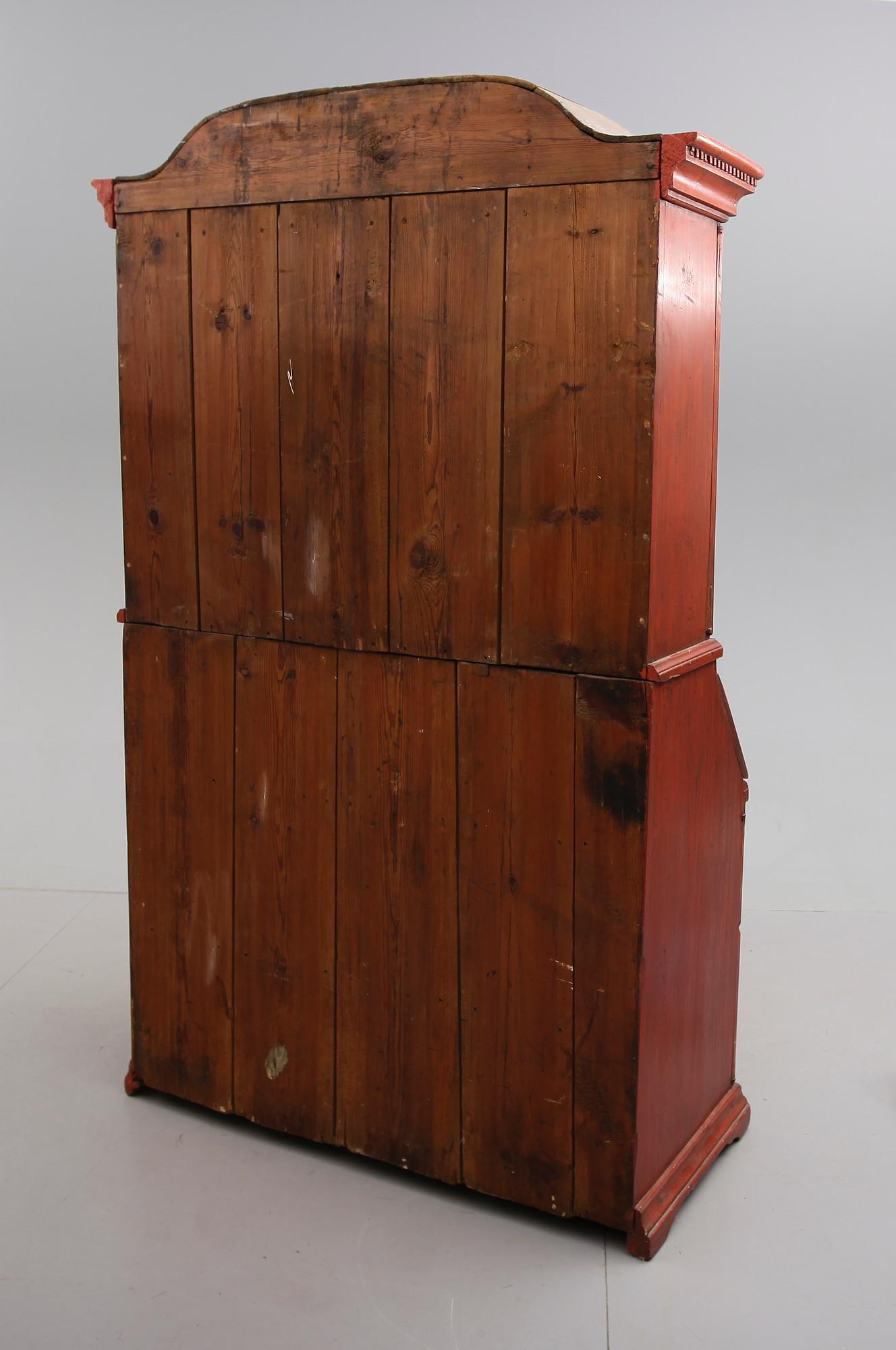 SKRIVSKÅP, allmoge, 1700-tal.