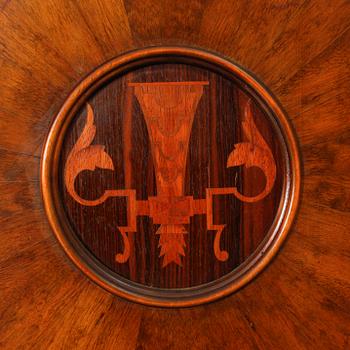 A 1920/30s swedish grace cupboard, model "Sture", made by AB Seffle Möbelfabrik.