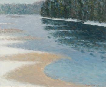 MATTI MIKKOLA, oil on board, signed and dated -01.