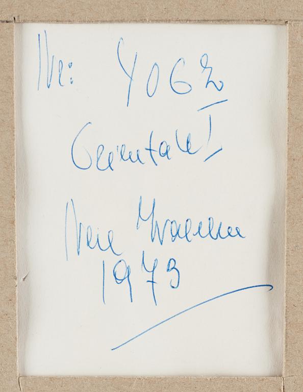 NELL WALDEN, gouche på papper, signerad och daterad -73.