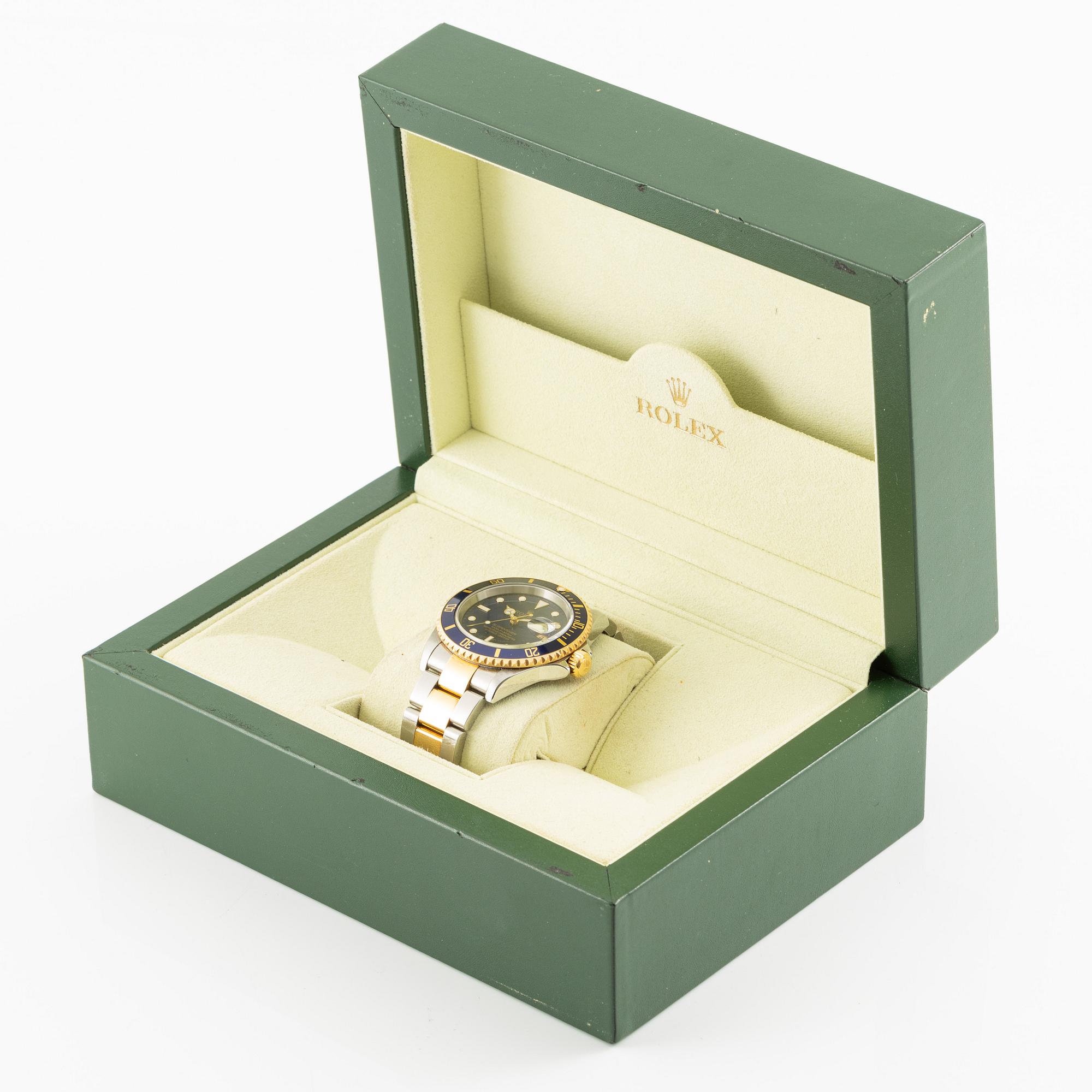 Rolex, Oyster Perpetual Date, Submariner, wristwatch, 40 mm.