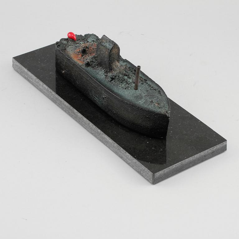 BERTIL VALLIEN, skulptur, glas, signerad Kosta Boda, limited edition.