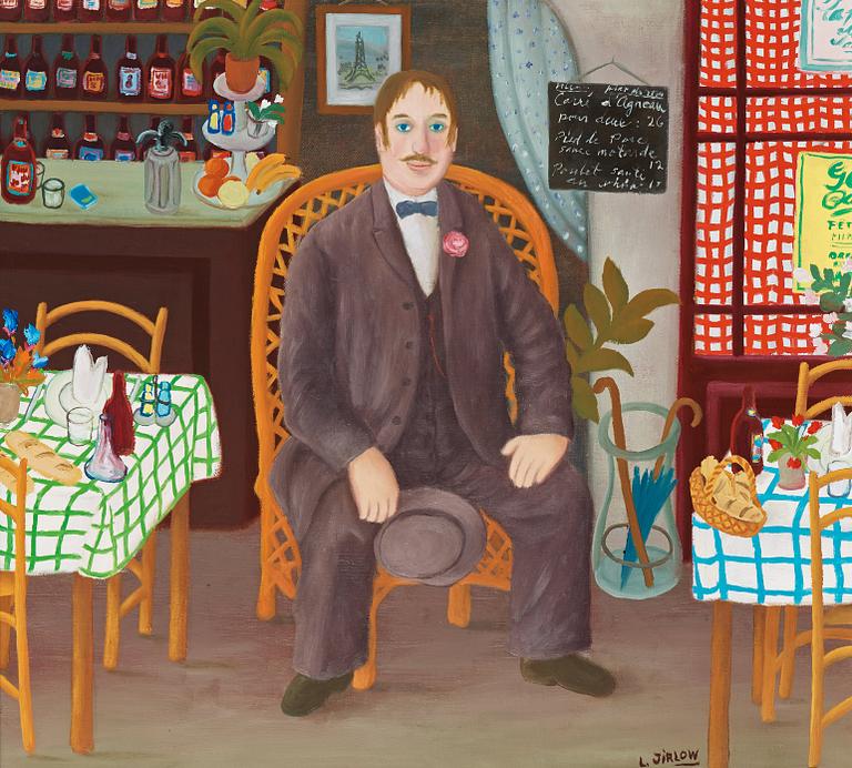 Lennart Jirlow, Man in restaurant.