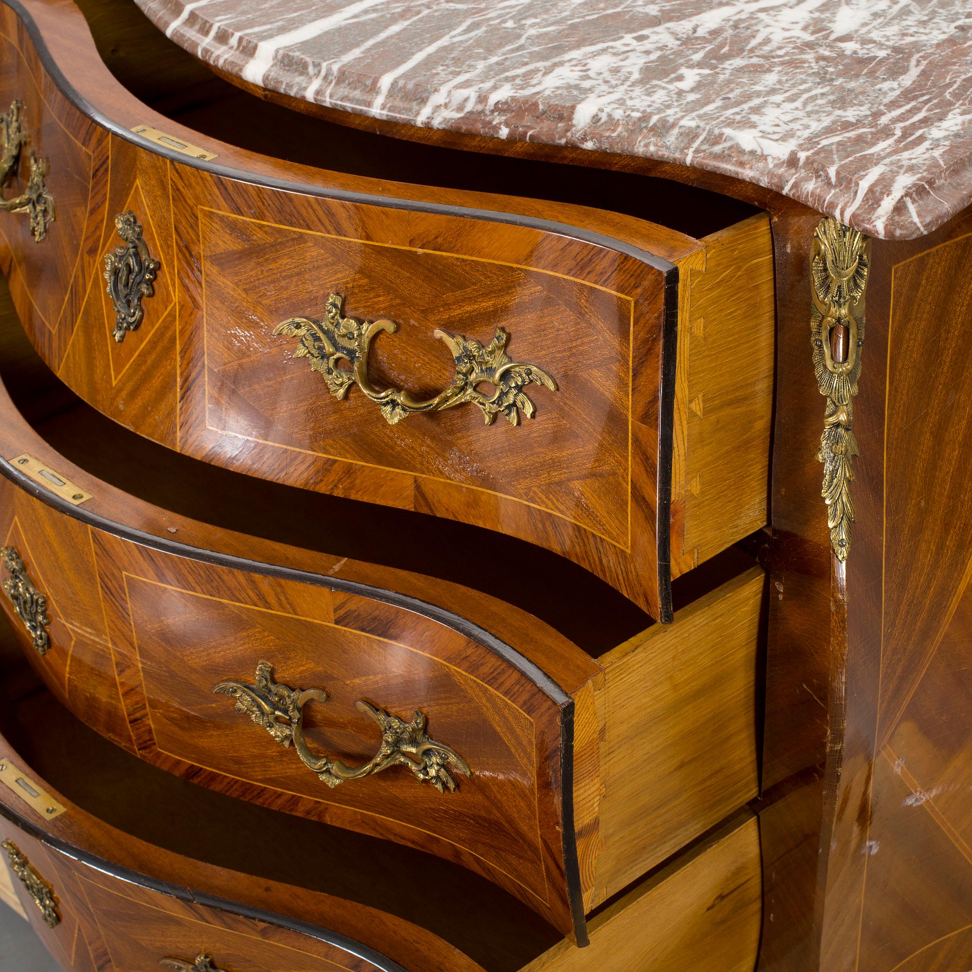 A Rococo-style bureau mid 1900's.