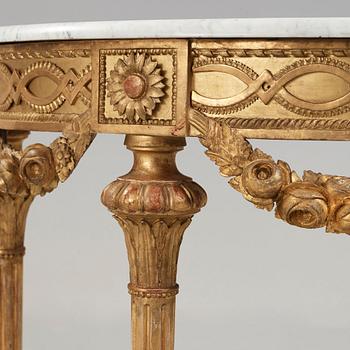 KONSOLBORD, gustavianskt stockholmsarbete, 1780-tal.