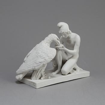 A PARIAN FIGURE after Thorvaldsen, Eneret,  Royal Copenhagen, ca 1900.