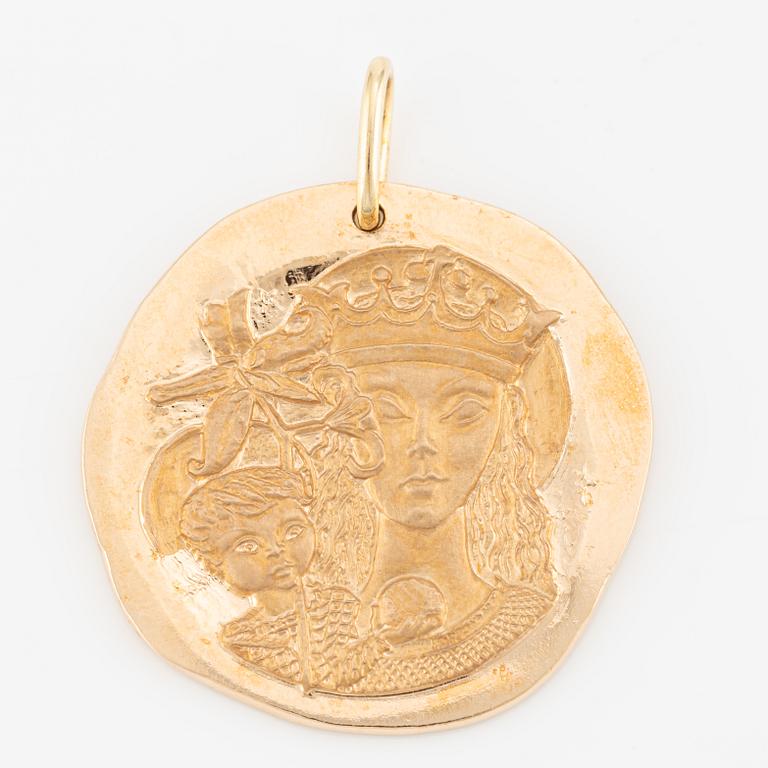 Pendant, 18K gold.