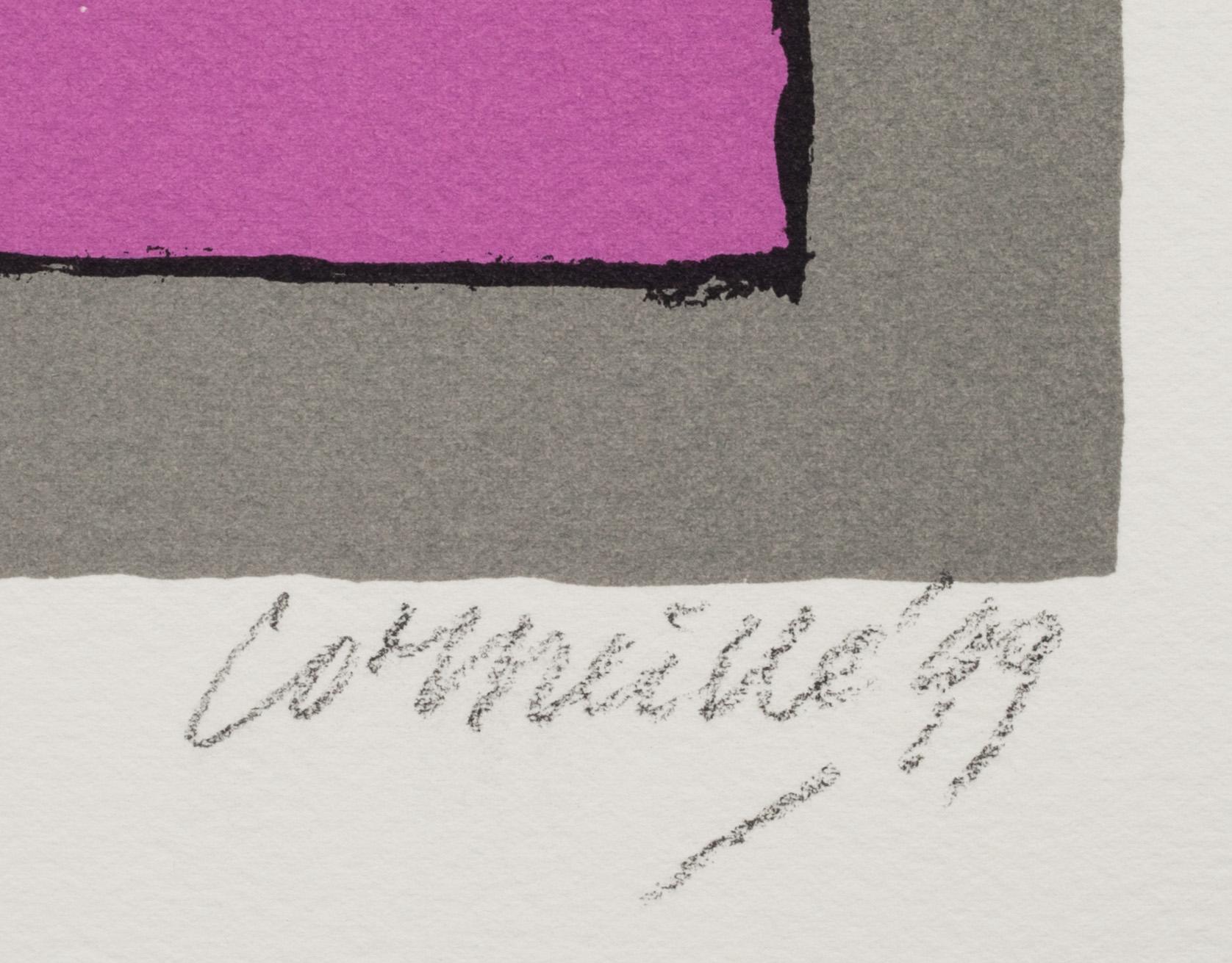 BEVERLOO CORNEILLE, färgserigrafi, signerad, numrerad EA 5/25 och daterad- 99.