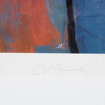 Jim Dine, efter, färgoffset, 1983, signerad med blyerts 88/250.