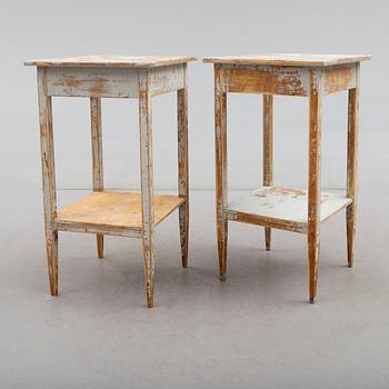 SÄNGBORD, 1 par, 1900-talets första hälft.