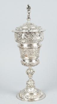 LOCKPOKAL, silver, Österrike-Ungern, 1800-talets slut. 971 g.