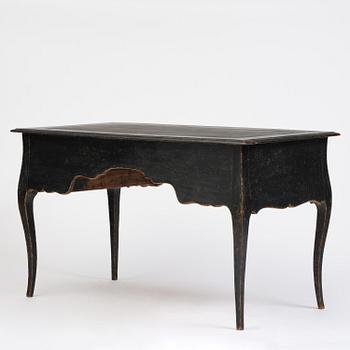 A Swedish rococo desk by L. Bolin (master in Stockholm 1759-1801).