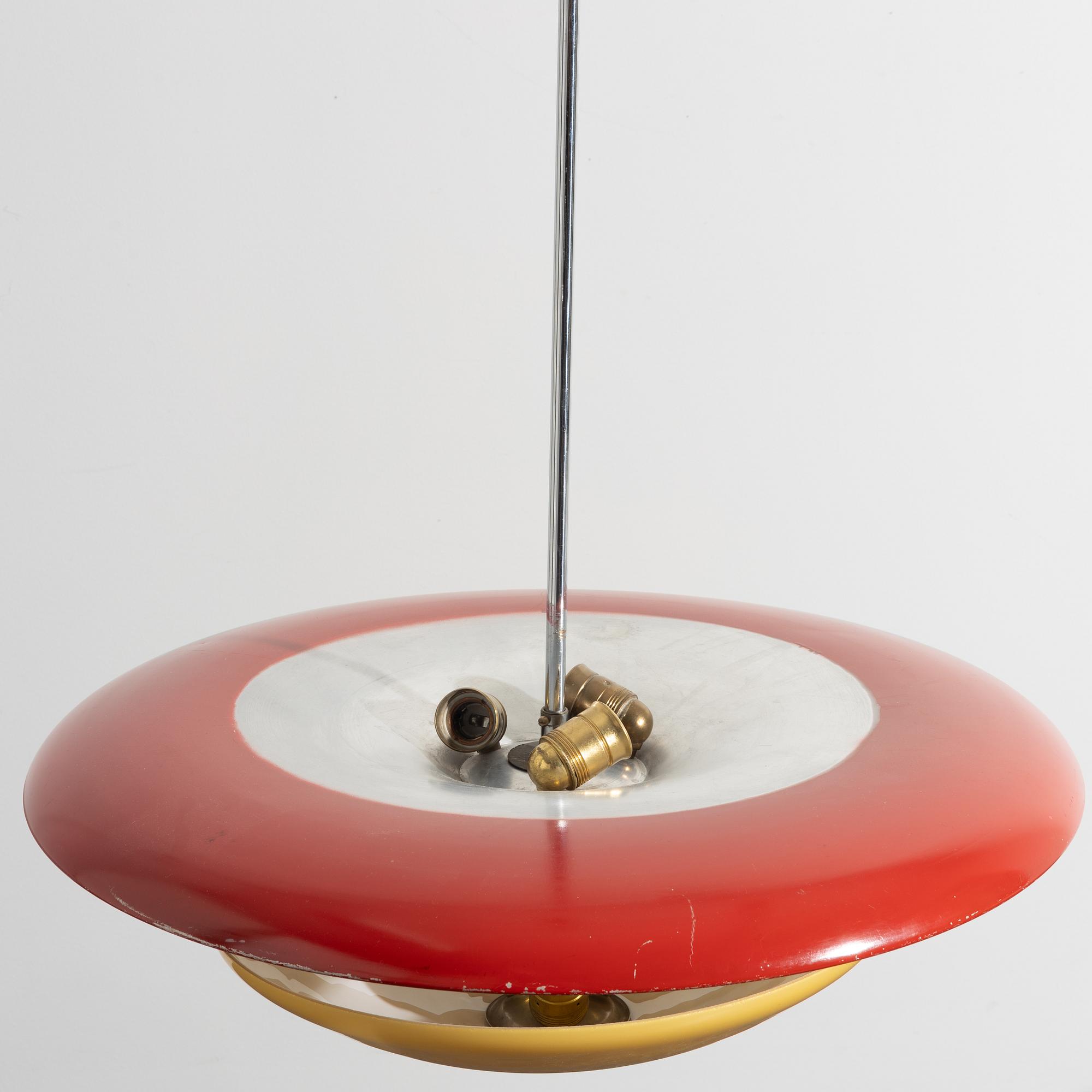Cebe, a ceiling lamp model "75988", Svalöv, 1930s.