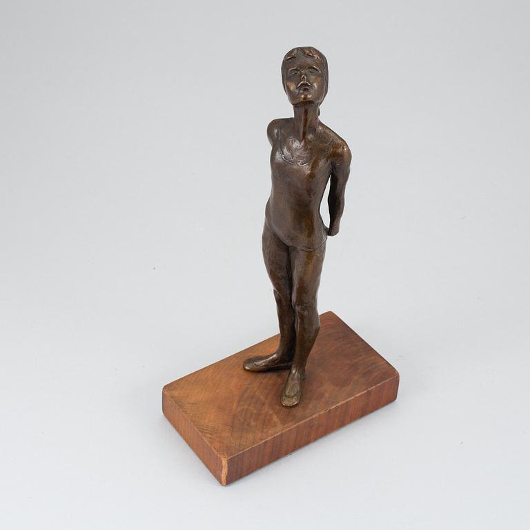 Bronze sculpture by Sterett-Gittings Kelsey for Royal Copenhagen, numbered 168/500 and dated '75. Signed SGK.
