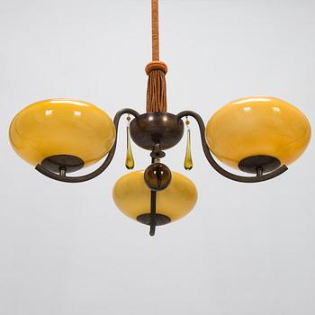 Paavo Tynell, A 1930's '1456/3' pendant light for Taito.