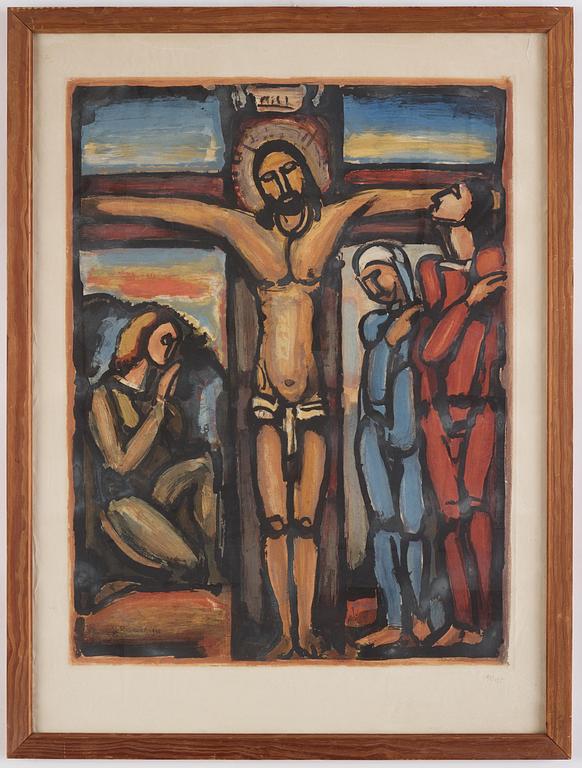 Georges Rouault, "Christ en Croix".