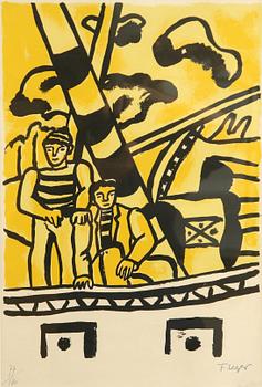 FERNAND LÉGER, efter, färglitografi, sign i trycket, numr 77/180.