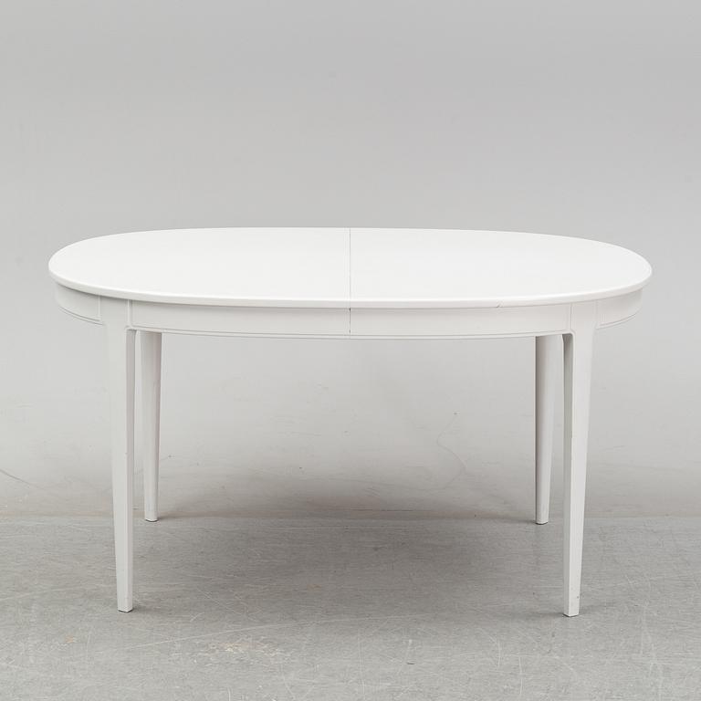 Carl Malmsten, a dining table and a set of six chairs, 'Herrgården' for Bodafors.