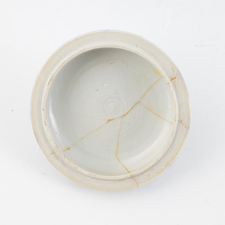 Servisdelar, 7 st, porslin, Kina, 1700-tal.