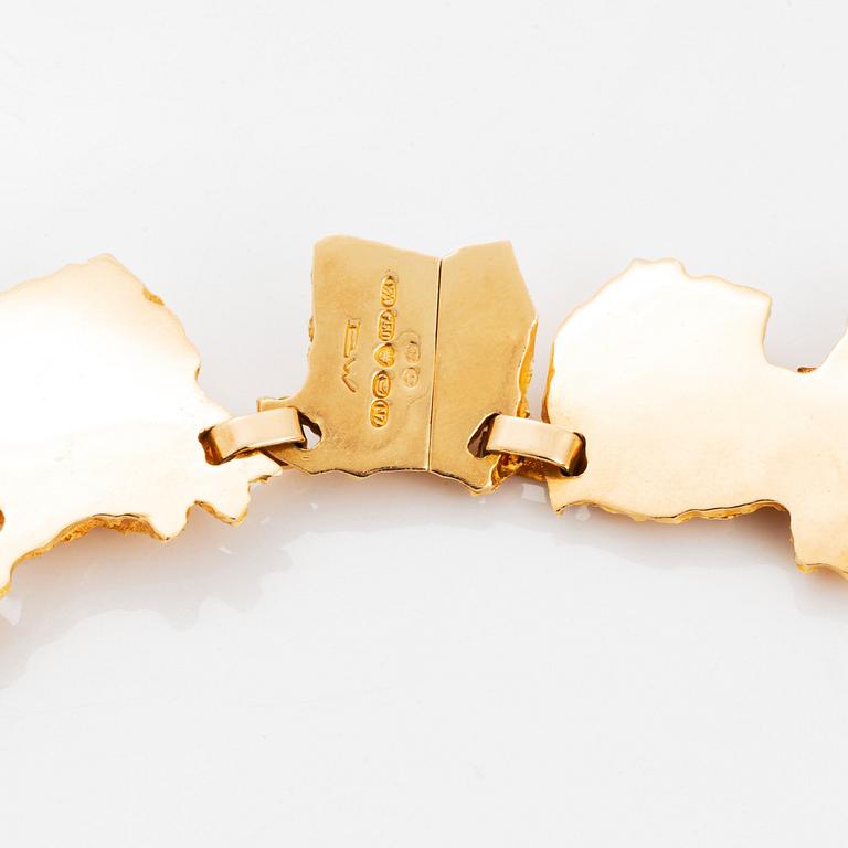A Björn Weckström necklace "The living wall".