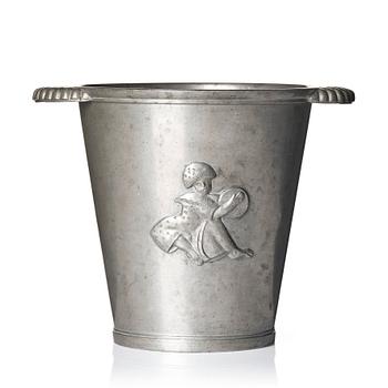 127. Firma Svenskt Tenn, a pewter wine cooler/vase model "437", Stockholm 1927.