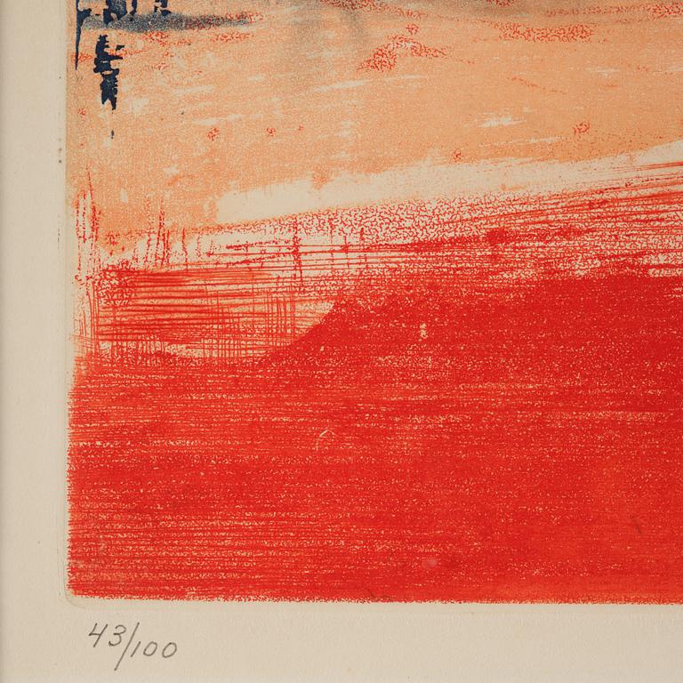 Zao Wou-ki, Untitled from: "Hommage aux Prix Nobel" (The Nobel Prize Portfolio).