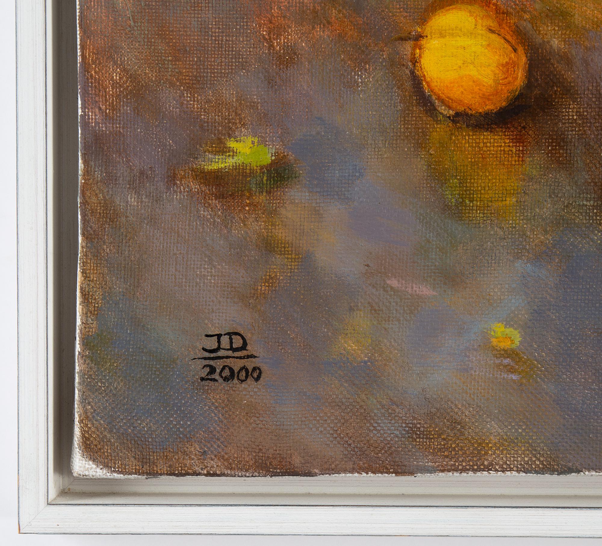 Inta Dobrāja, oil on cvanvas, signed and dated 2000.