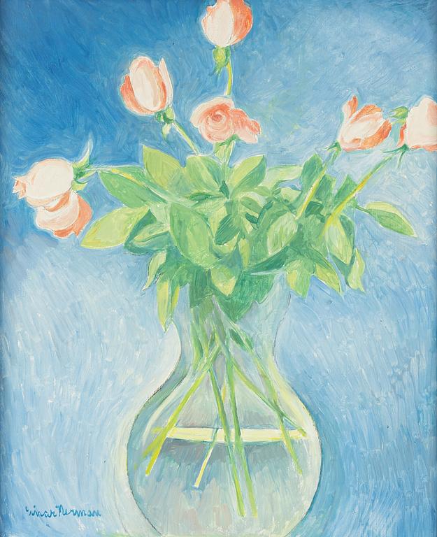 Einar Nerman, oil on panel, signed.