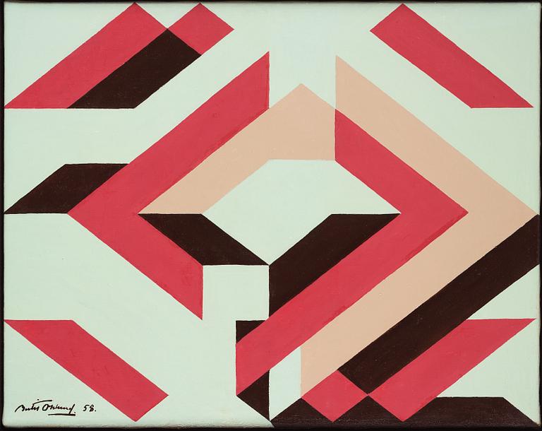 BERTIL ÖHLUND, olja på duk, signerad och daterad -58.