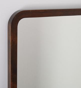 A stained birch mirror, 1930's.