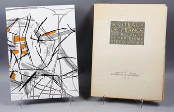 DERRRIERE LE MIROIR, 2 st häften, Jean Paul Riopelle  1974 samt 1976.