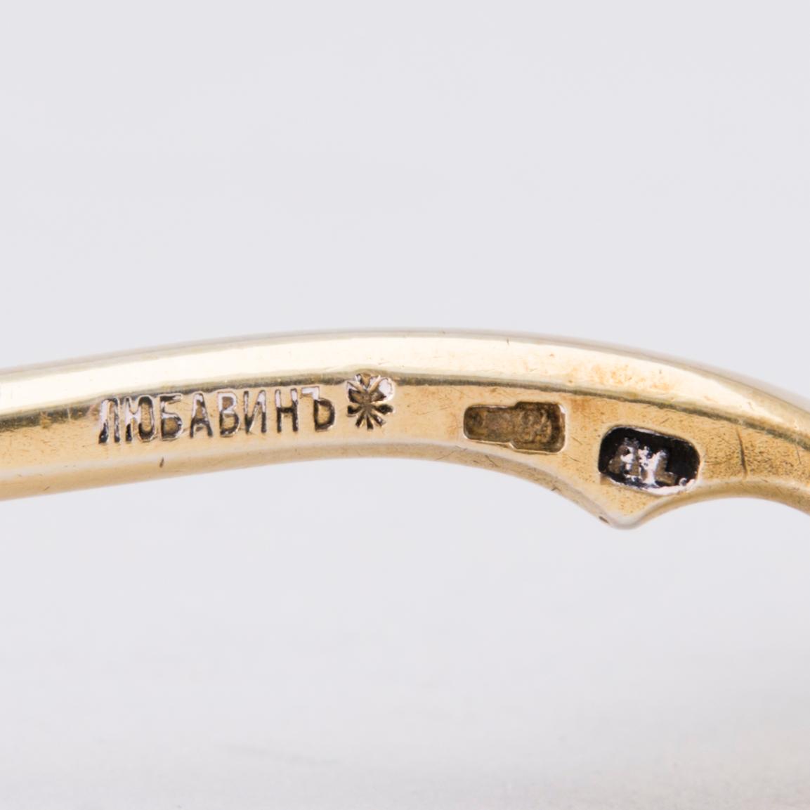 SYLTSKED, förgyllt silver, Alexander B. Lyubavin, Sankt Petersburg, 1910-tal, Ryssland.