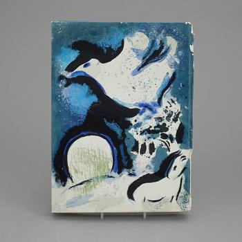 MARC CHAGALL, BOK, "Dessins pour la bible", Marc Chagall. Verve vol X, NO 37-38, 1960.