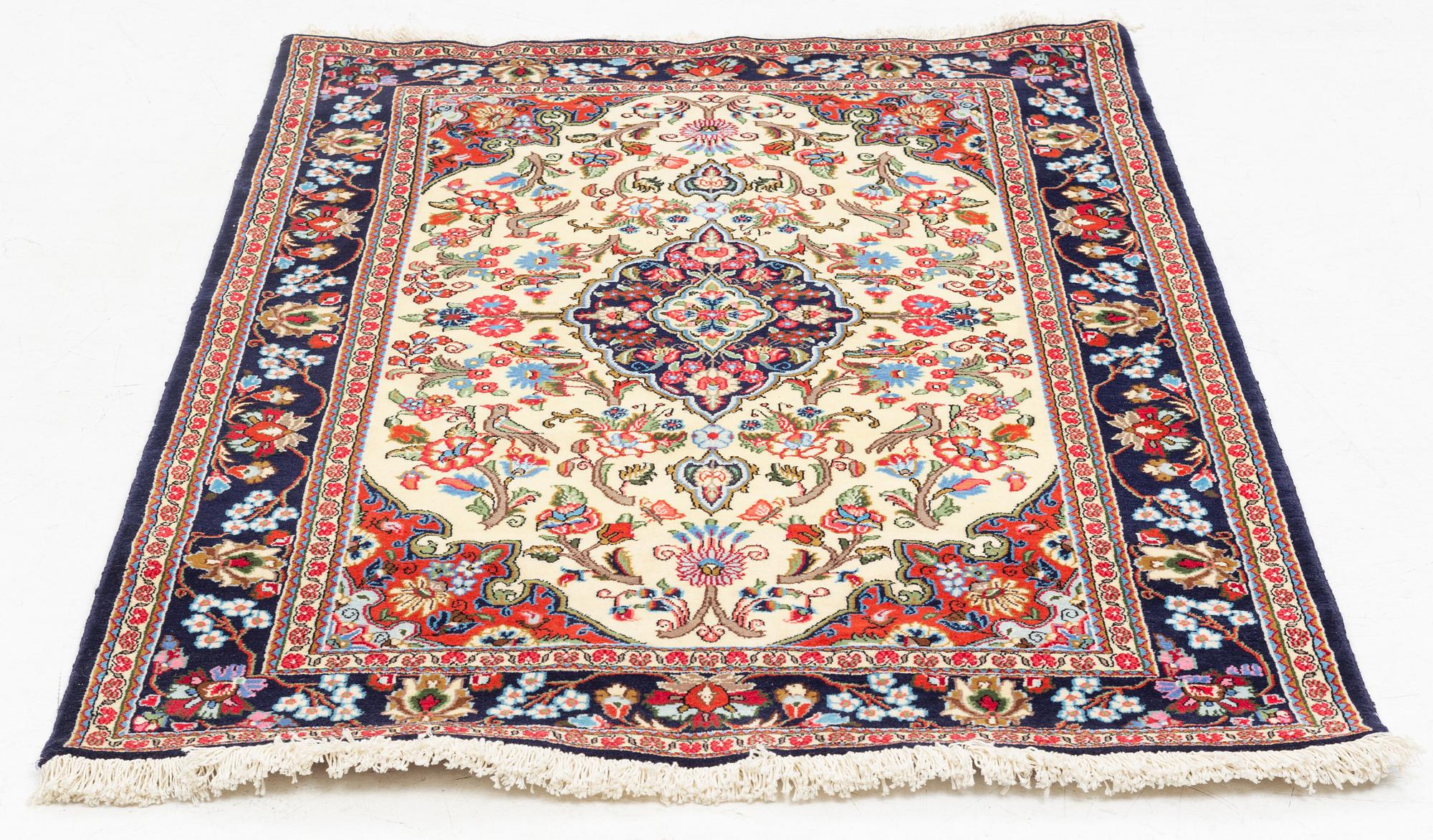 Rug, Ghom, Approx. 160 x 110 cm.