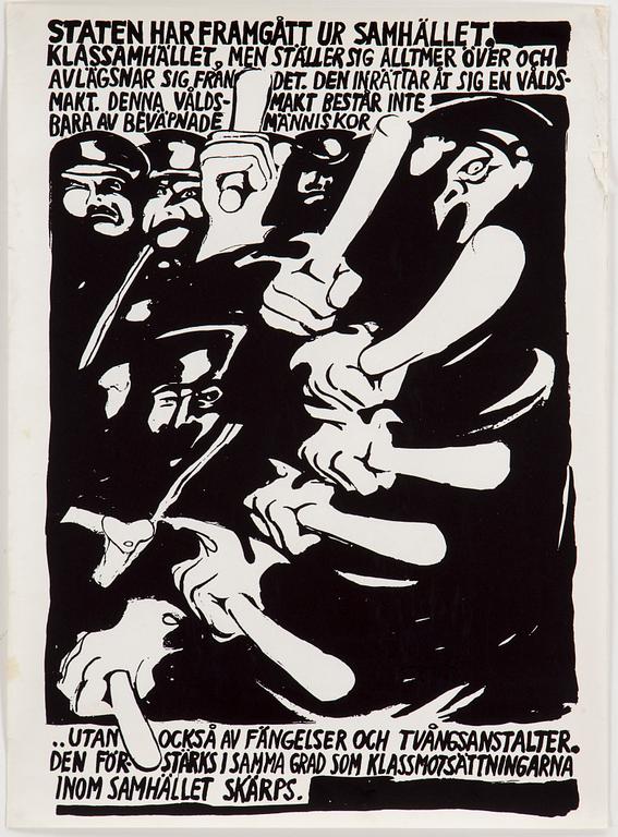 POLITISK KONST, 4 posters, 1960 - 70 -tal.