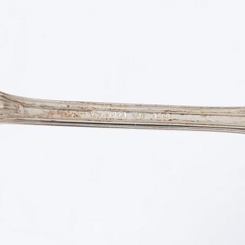 Sandwich cutlery, silver, model "Olga", GAB, Stockholm and Eskilstuna, some 1967 (20 pieces).