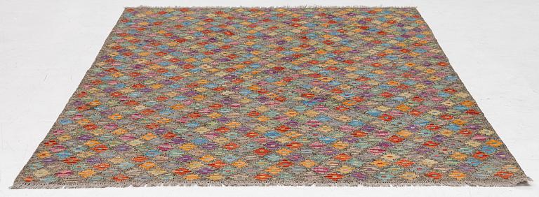 Kelim, modern, 240 x 182 cm.