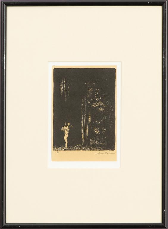 John Bauer, "En sådan eländig liten bleknos, sa Trollet".