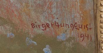BIRGER LJUNGQUIST, blandteknik, signerad o daterad 1941.