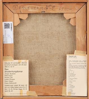 HARALD LYTH, olja på duk, signerad.