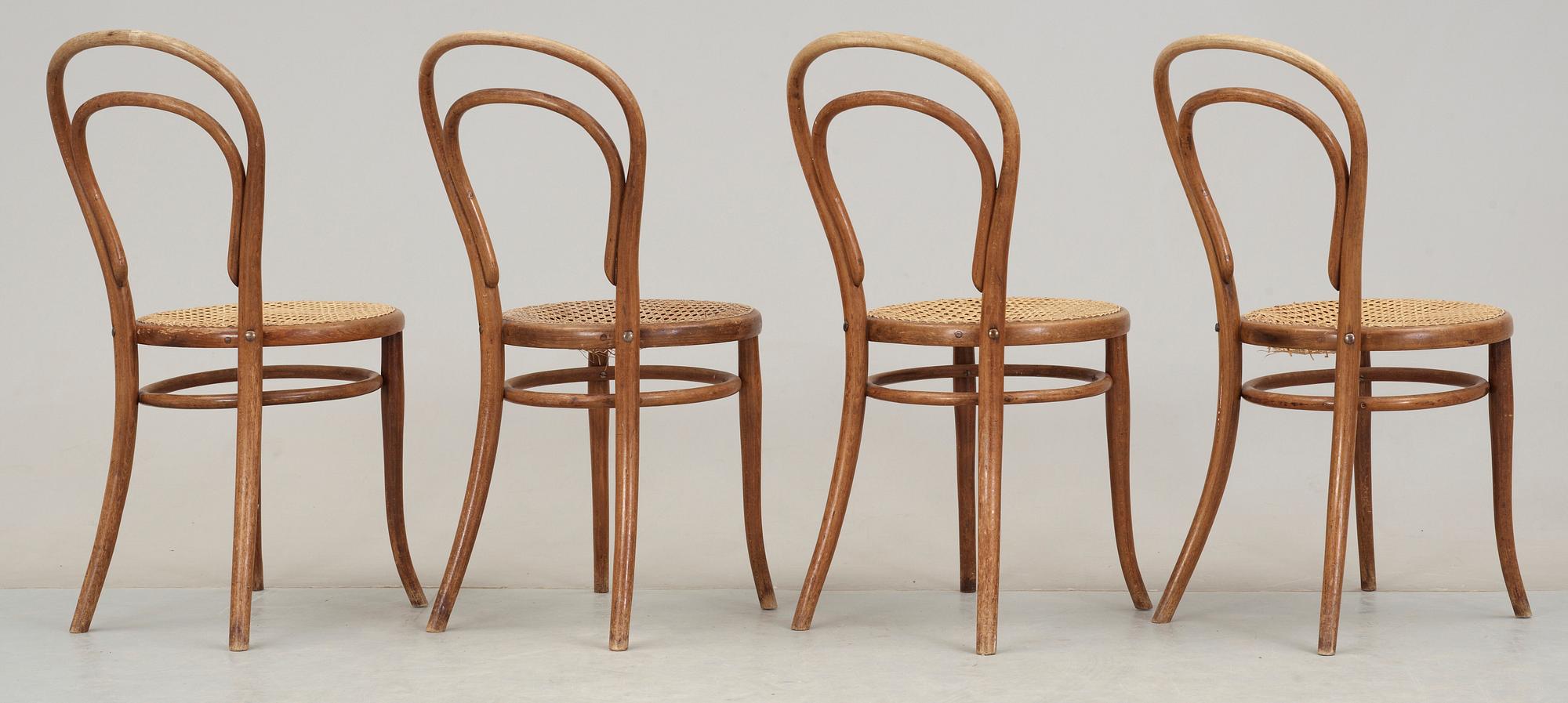 STOLAR, 4 st, Thonet, 1900-talets början.