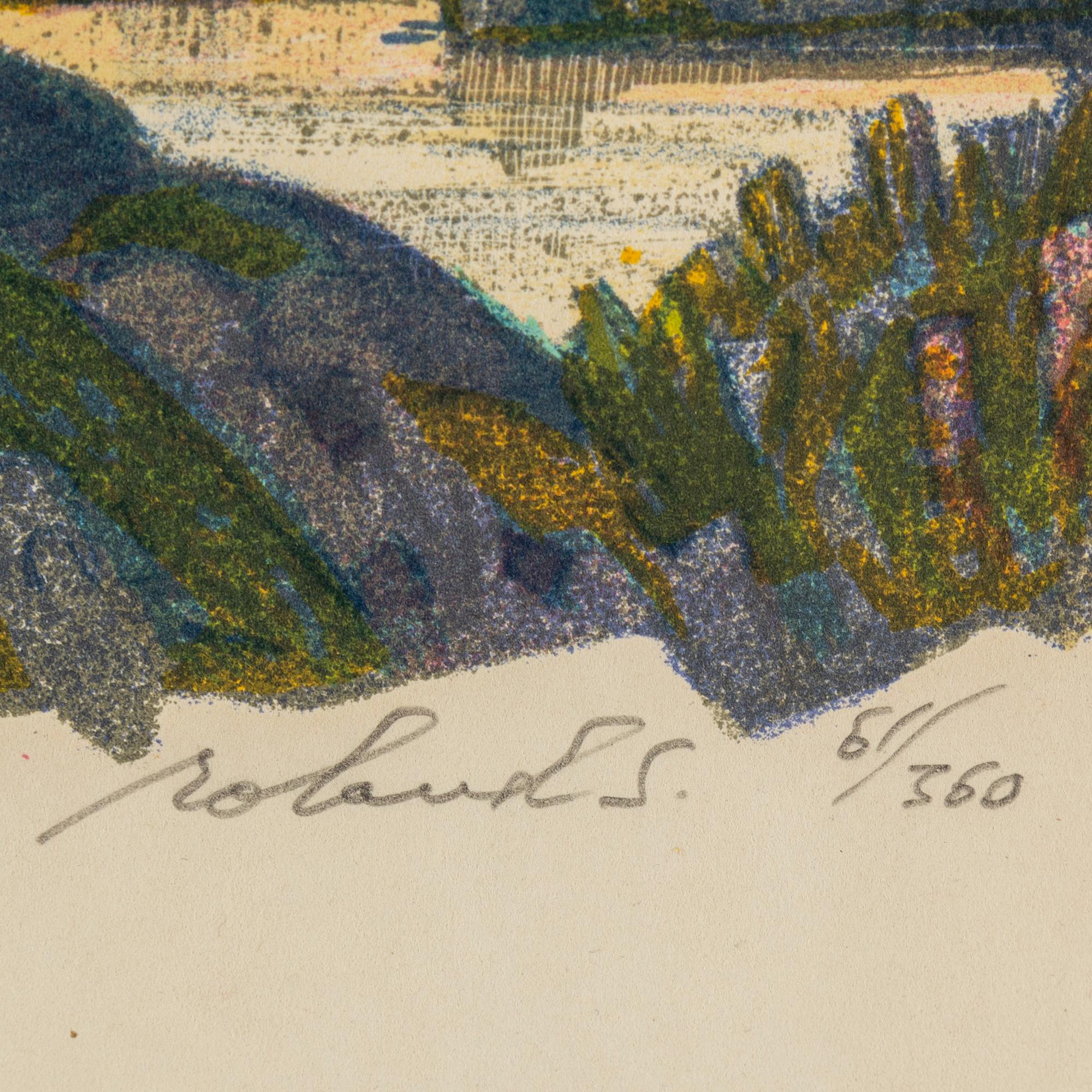 ROLAND SVENSSON, färglitografi, signerad och nr 61/360.