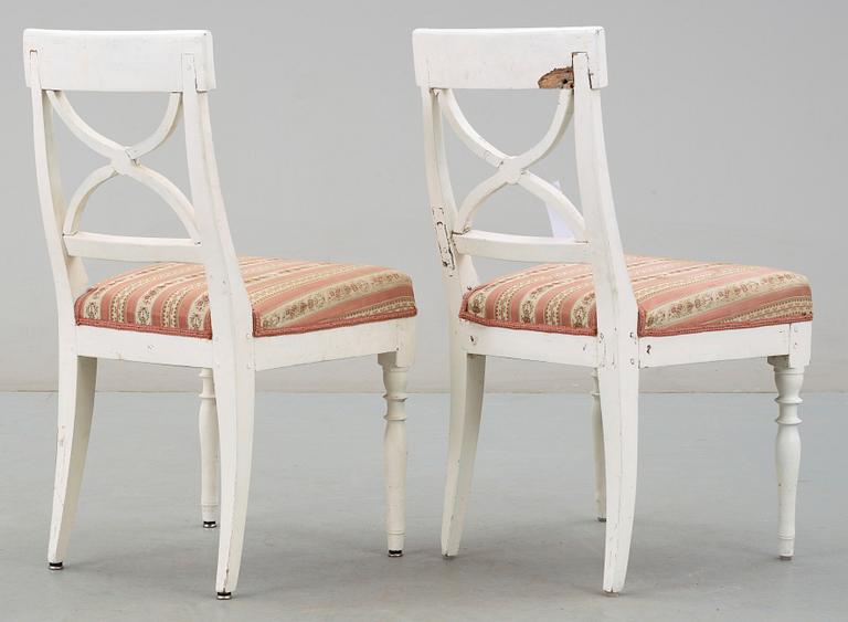 STOLAR, ett par, sengustaviansk provins, 1800-talets första del.