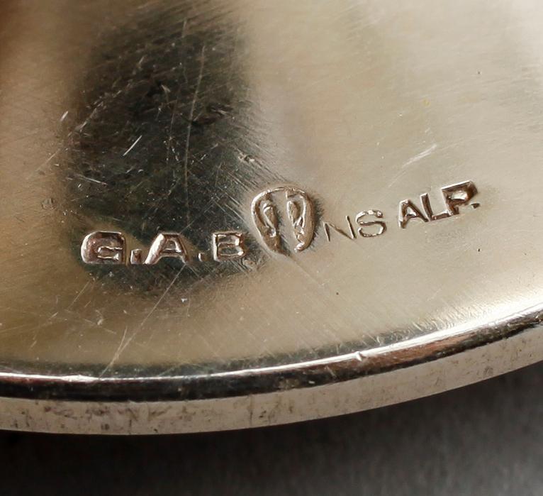 COCKTAILGLAS, 11 st, nysilver, Folke Arström, GAB.