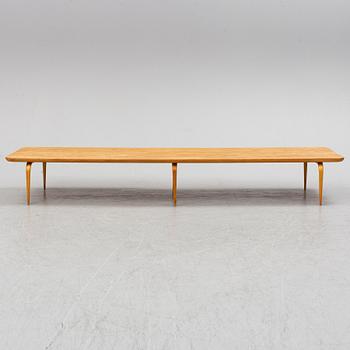 A 'Annika' bench / coffee table by Bruno Mathsson, Firma Karl Mathsson, Värnamo, Sweden 1968.