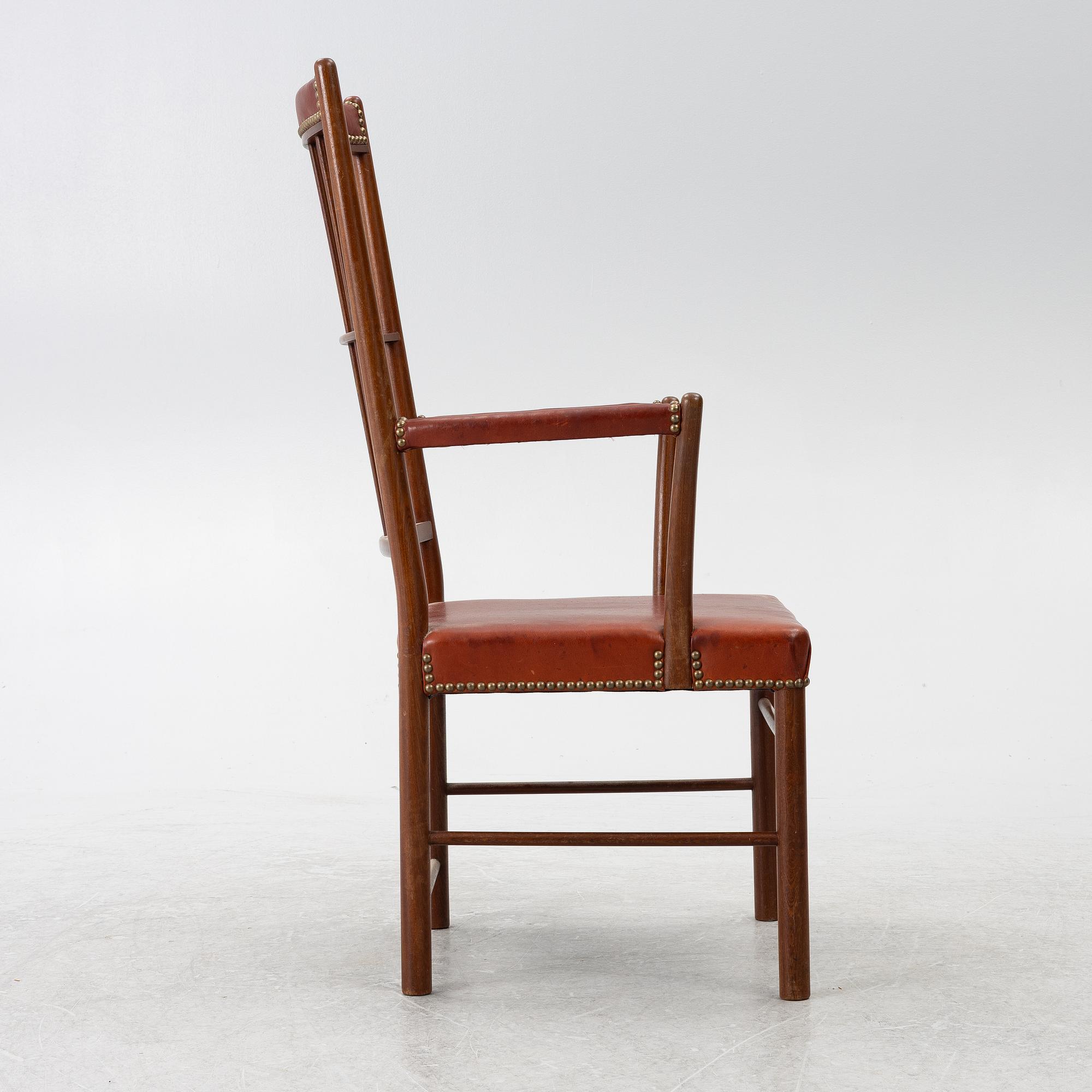 Josef Frank, karmstol, modell 652, Firma Svenskt Tenn.