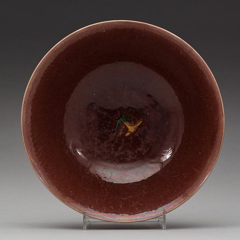 SKÅL, porslin. Qingdynastin, Kangxi (1662-1722).