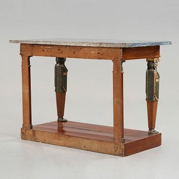KONSOLBORD, Stockholmsarbete omkring år 1800, Sengustavianskt.