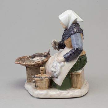 An Axel Locher porcelain figure group, for Bing & Gröndahl, Denmark, second half of the 20th century.