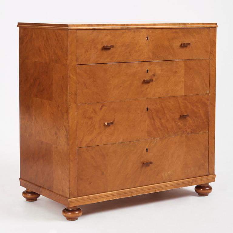 Carl Malmsten, a chest of drawers, model 'Haga', Nordiska Kompaniet, 1929.